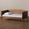 Baxton Studio Veles Mid-Century Ash Walnut Finished Wood Daybed 159-9825 - alternate 7